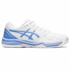 Deals ✨ ASICS Gel Dedicate 7 👩 Women's Tennis 👟 Shoes White/Blue 🌟