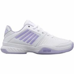 Outlet 😍 K-Swiss Court Express 👩 Women's Tennis 👟 Shoes White/Purple ❤️