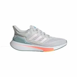Flash Sale 😍 Adidas EQ21 Run 👩 Women's Running 👟 Shoes Light Gray Combo ❤️