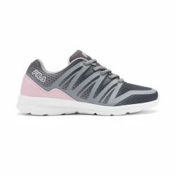 Best Pirce 😀 FILA Memory Fantom 5 👩 Women's Running 👟 Shoes Gray/Pink 💯