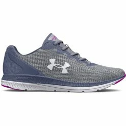 Wholesale 😉 Under Armour Charged Impulse 2 Knit 👩 Women's Running 👟 Shoes Grey/Purple ❤️