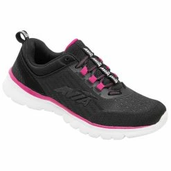 Flash Sale 👍 Avia Avi-Factor 👩 Women's Running 👟 Shoes Black/Pink ⌛