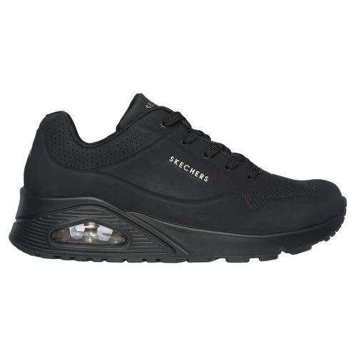 Hot Sale ๐ Skechers Uno Stand On Air ๐ฉ Women's Wide-Width Lifestyle ๐ Shoes Black/Black ๐ 3 Hot Sale ๐ Skechers Uno Stand On Air ๐ฉ Women's Wide-Width Lifestyle ๐ Shoes Black/Black ๐