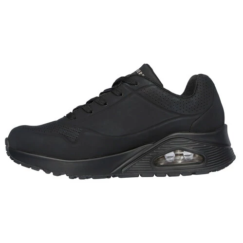 Hot Sale ๐ Skechers Uno Stand On Air ๐ฉ Women's Wide-Width Lifestyle ๐ Shoes Black/Black ๐ 4 Hot Sale ๐ Skechers Uno Stand On Air ๐ฉ Women's Wide-Width Lifestyle ๐ Shoes Black/Black ๐ - Image 2
