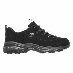Best deal ๐ Skechers D'Lites Play On ๐ฉ Women's Wide Lifestyle ๐ Shoes Black/Black ๐