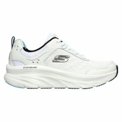 Coupon 🥰 Skechers D'Lux Walker Infinite Motion 👩 Women's Walking 👟 Shoes White/Black 😍