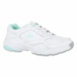 Promo 🎉 Dr. Scholl's 👩 Women's Pastime Wide Walking 👟 Shoes White/Green 🤩