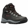 Outlet ✔️ Columbia Newton Ridge HI Waterproof 👩 Women's Hiking 🥾 Boots Black/Red 👏 -nike shop 5580 13097 0005 032 big 02