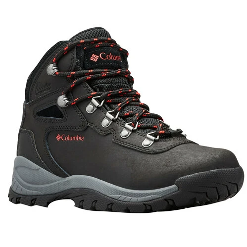 Outlet βοΈ Columbia Newton Ridge HI Waterproof π© Women's Hiking π₯Ύ Boots Black/Red π 3 Outlet βοΈ Columbia Newton Ridge HI Waterproof π© Women's Hiking π₯Ύ Boots Black/Red π