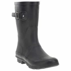 Cheapest 👍 Western Chief Mid 9" 👩 Women's Rain 🥾 Boots Black 🔥