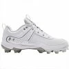 Buy 🔔 Under Armour 👩 Women's Glyde RM 🥎 Softball Cleats White/Silver 🎉 -nike shop 5820 14128 0011 164 big 03