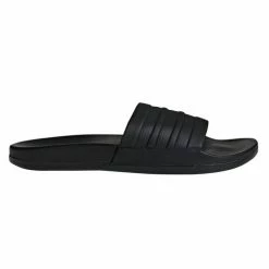 Deals 🤩 Adidas Adilette Cloudfoam 👩 Women's Slide 🩴 Sandals Black/Black ⌛