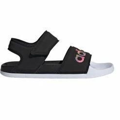 Best Sale 🎉 Adidas Adilette 🩴 Sandal 👩 Women's Slides Black/White 👍