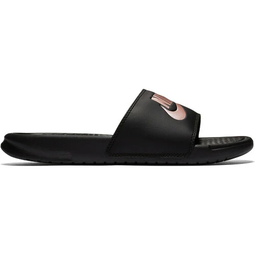 New βοΈ Nike Benassi Just Do It π© Women's Slide π©΄ Sandals Black/Gold π 3 New βοΈ Nike Benassi Just Do It π© Women's Slide π©΄ Sandals Black/Gold π