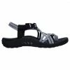 Hot Sale 🛒 Skechers Reggae Irie Mon 👩 Women's 🩴 Sandals Black/White 🌟 -nike shop 5910 12712 0006 016 big 02