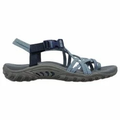 Hot Sale 😉 Skechers Reggae Irie Mon 👩 Women's 🩴 Sandals Navy Combo 🔔