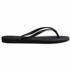 Brand new ⌛ Havaianas 👩 Women's Slim Flip-Flops Black 🧨