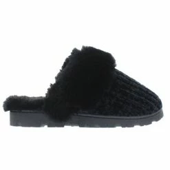 Deals 🔔 Hurley Gazer Scuff 👩 Women's Slippers Black 🌟