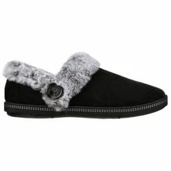 Outlet 🎉 Skechers Cozy Campfire - Fresh Toast 👩 Women's Slippers Black 🎉