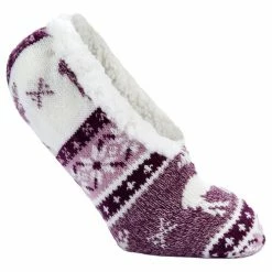 Discount 🤩 Sof Sole Fireside 👩 Women's Cozy Slippers Purple Combo ⌛