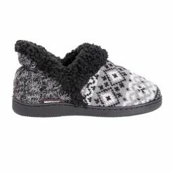 Coupon ⭐ Muk Luks Leanna 👩 Women's Slippers Black/Gray Combo 😀