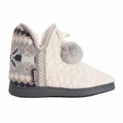 Deals ✔️ Muk Luks Adrienne 👩 Women's Cozy Slippers Ivory 🌟