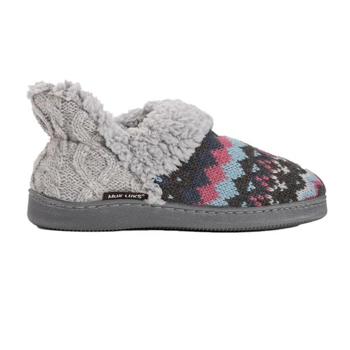 Hot Sale ๐ Muk Luks Leanna ๐ฉ Women's Cozy Slippers Gray Multi ๐ 3 Hot Sale ๐ Muk Luks Leanna ๐ฉ Women's Cozy Slippers Gray Multi ๐