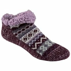 Promo 🌟 Muk Luks Shortie Cabin 👩 Women's Slippers Gray Combo 😉